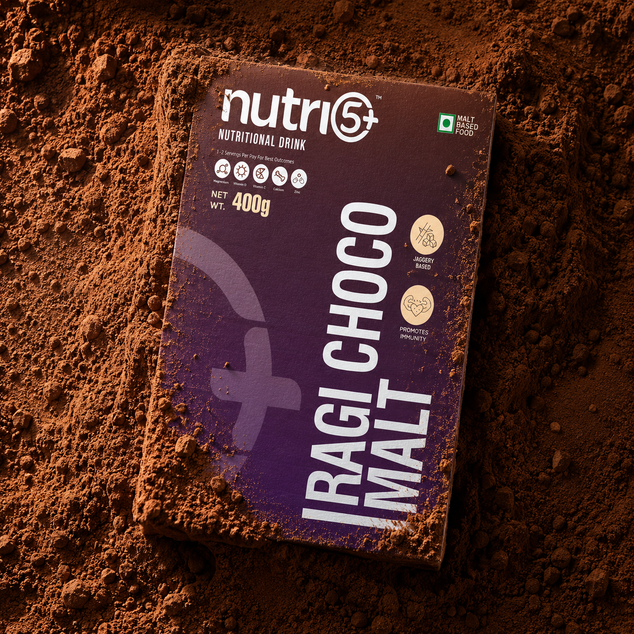 Nutri5+ Ragi Chocolate Malt