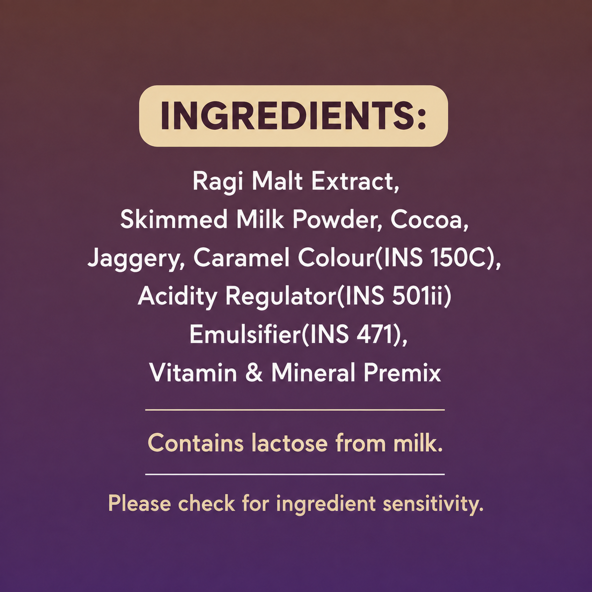 Nutri5+ Ragi Chocolate Malt